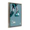 Stupell Industries Sporty Jump with Sneakers Floating Frame, design by Ray Powers